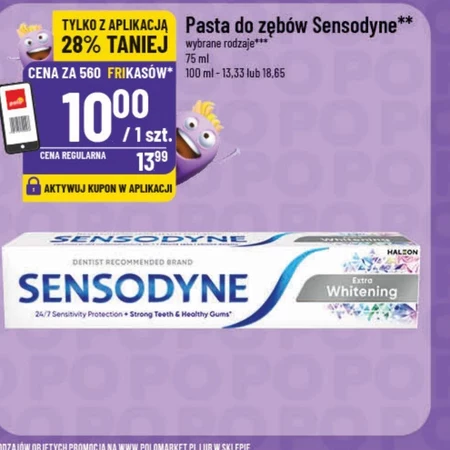 Sensodyne Extra Whitening Pasta do zębów z fluorkiem 75 ml