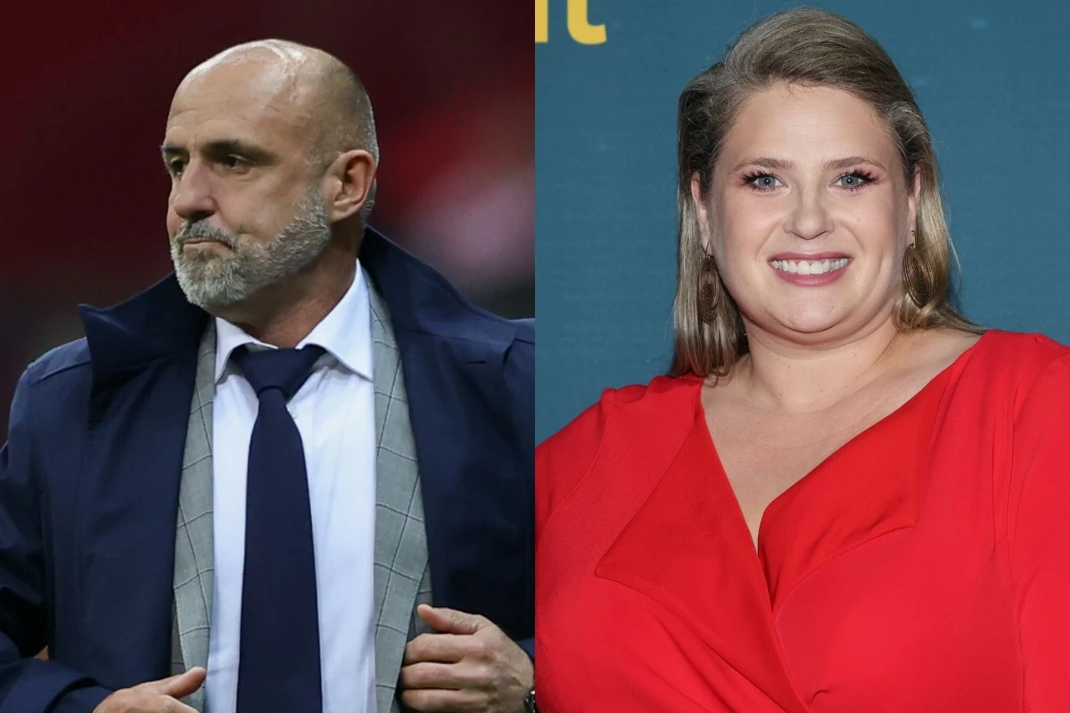 Michał Probierz i Ela Romanowska Michał Probierz i Ela Romanowska