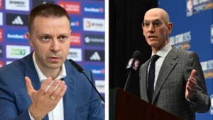 Paulius Motiejunas i Adam Silver