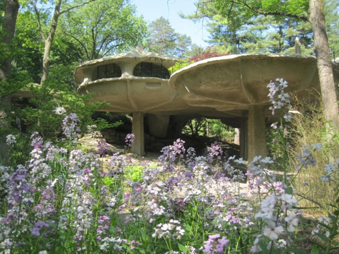 Unikatowa rezydencja przypomina rajski zakątek grzybiarzy - jest niczym skupione ze sobą kapelusze dorodnych grzybów. Wnętrza to natomiast uczta dla konesera dzieł sztuki. Całość stanowi bardzo nietypowy przykład architektury. article cover