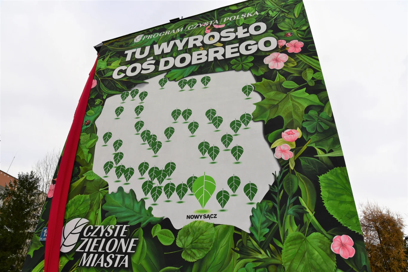 Mural Antysmogowy w Rybniku fot. UM Nowy Sącz