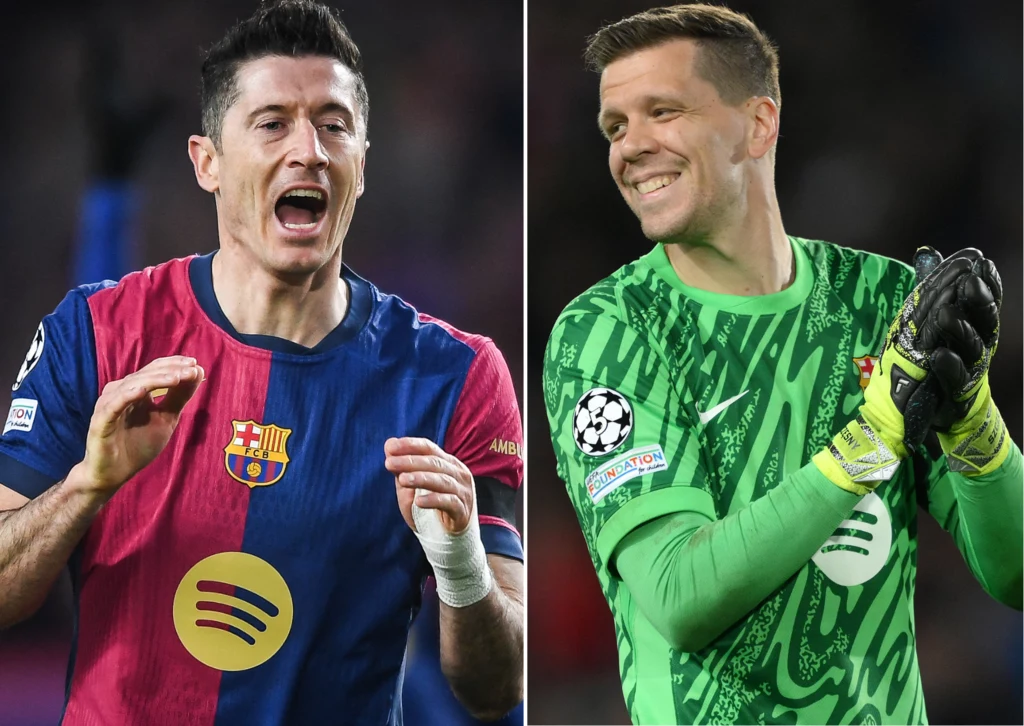 Robert Lewandowski i Wojciech Szczęsny Robert Lewandowski i Wojciech Szczęsny