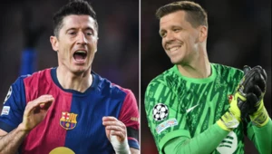 Robert Lewandowski i Wojciech Szczęsny