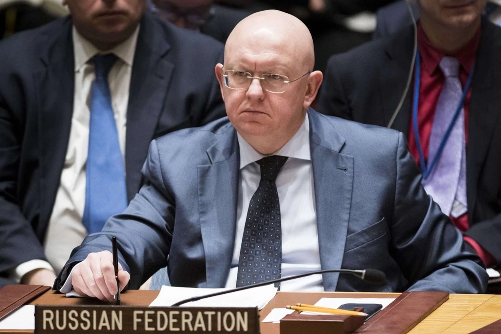 Przedstawiciel Rosji w ONZ Wasilij Nebenzia o ataku rakietowym na Krzywy Róg Przedstawiciel Rosji w ONZ Wasilij Nebenzia o ataku rakietowym na Krzywy Róg