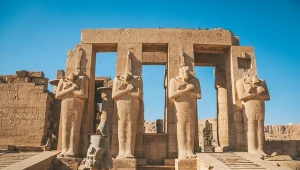 Prace prowadzono w Ramesseum. Świątyni grobowej Ramzesa II