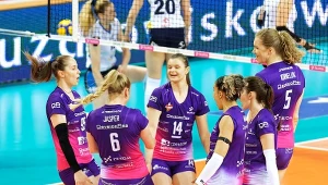 Siatkarki DevelopResu Rzeszów znów zagrają w finale TAURON Ligi. W półfinale błysnęła Monika Fedusio (nr 14)