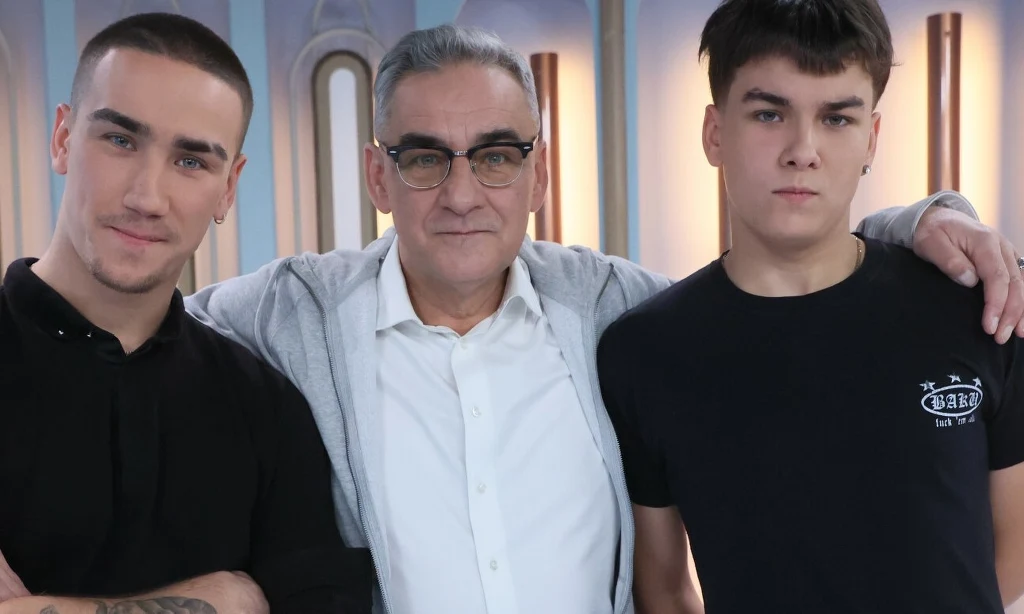 Robert Gonera z synami