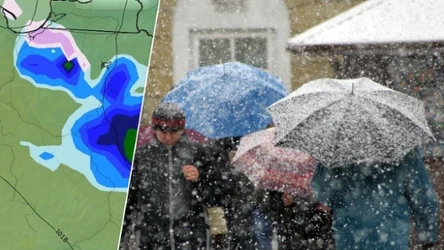 Pogoda w środę przyniesie sporo deszczu, deszczu ze śniegiem, a lokalnie również śniegu. Będzie chłodno: maksymalnie 14 stopni Celsjusza