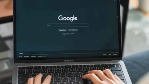 Ekran wyszukiwarki Google