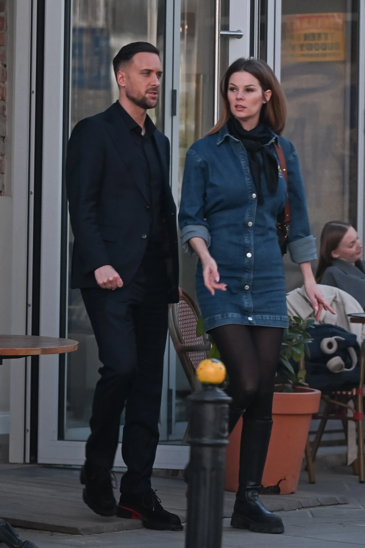 Aleksander Sikora i Małgorzata Tomaszewska razem na mieście Aleksander Sikora i Małgorzata Tomaszewska razem na mieście