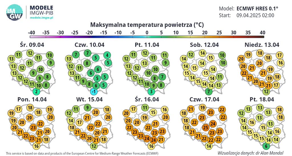 W niedzielę zrobi się bardzo ciepło. Wrócą temperatury na poziomie około 20 stopni i takie utrzymają się do czwartku włącznie W niedzielę zrobi się bardzo ciepło. Wrócą temperatury na poziomie około 20 stopni i takie utrzymają się do czwartku włącznie
