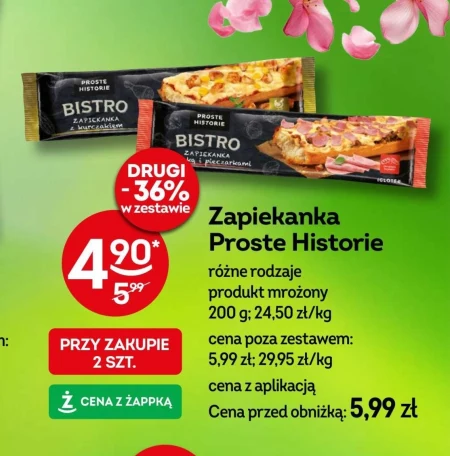 Proste Historie Bistro Zapiekanka z pieczarkami 200 g