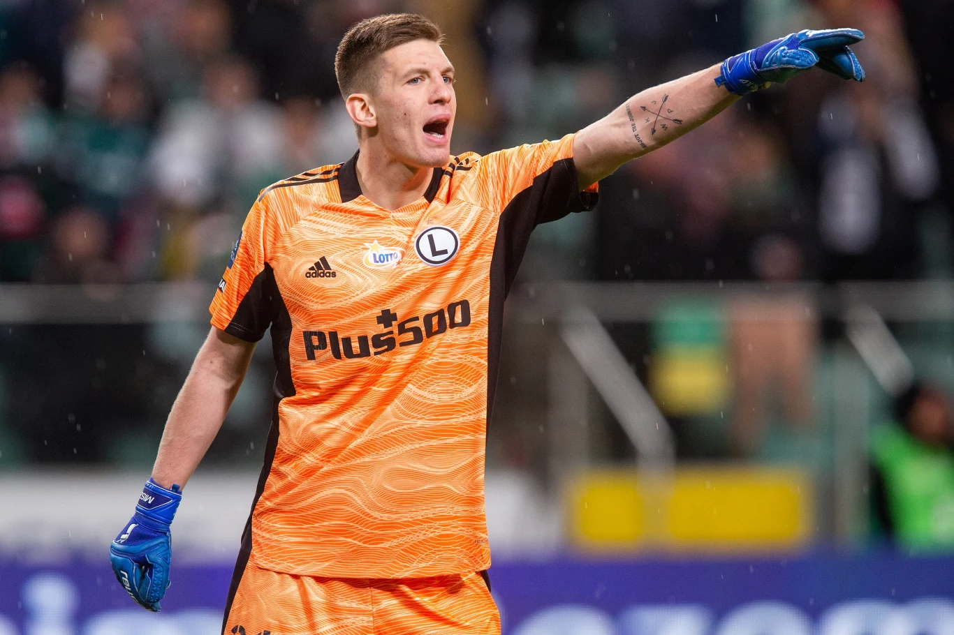 Cezary Miszta jeszcze jako legionista 