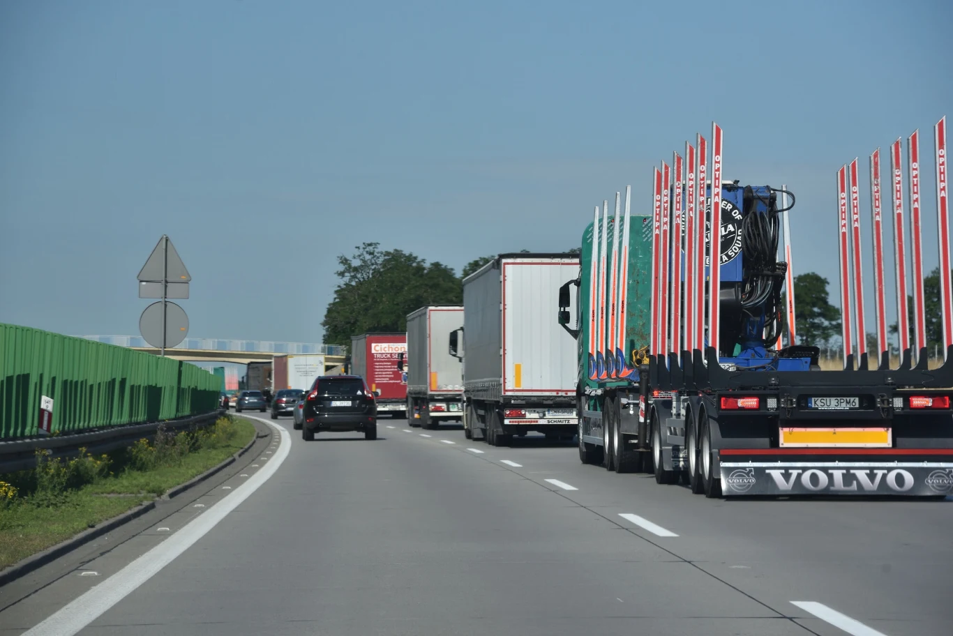 Wypadek na autostradzie A4 w okolicy Wrocławia (zdjęcie ilustracyjne)