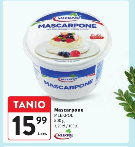 Mlekpol Ser śmietankowy mascarpone 500 g