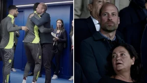 Książę William na meczu Aston Villi z PSG w ćwierćfinale Ligi Mistrzów