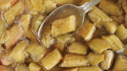 Rabarbar jest zdrowy i sam w sobie ma niewiele kalorii, dlatego jest idealnym warzywem do kompotów  dietetycznych ciast czy deserów