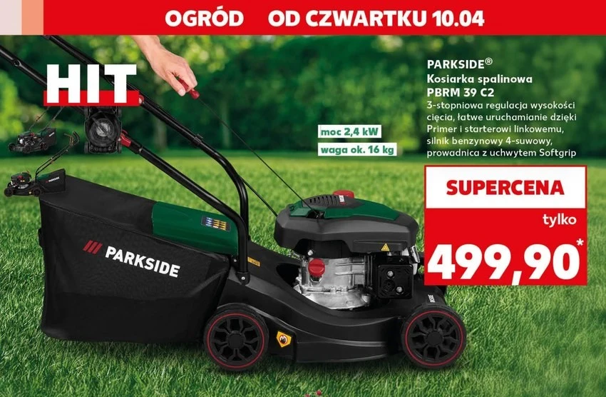 Kosiarka Parkside taniej w Kauflandzie 