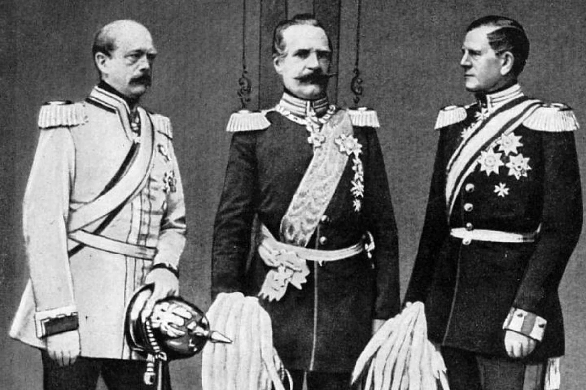 Otto von Bismarck, Albrecht von Roon i Helmuth Karl Bernhard von Moltke