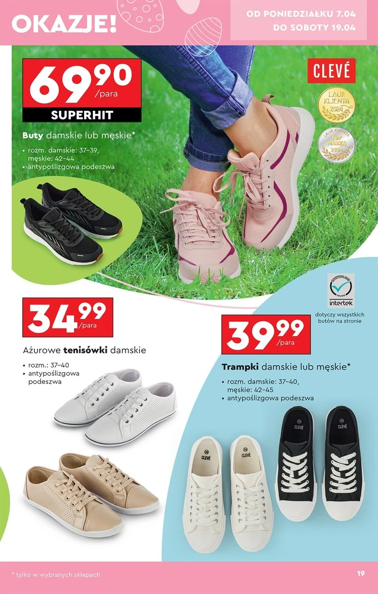 Wygodne i modne buty na wiosnę? W Biedronce kupisz je od 29,99 zł