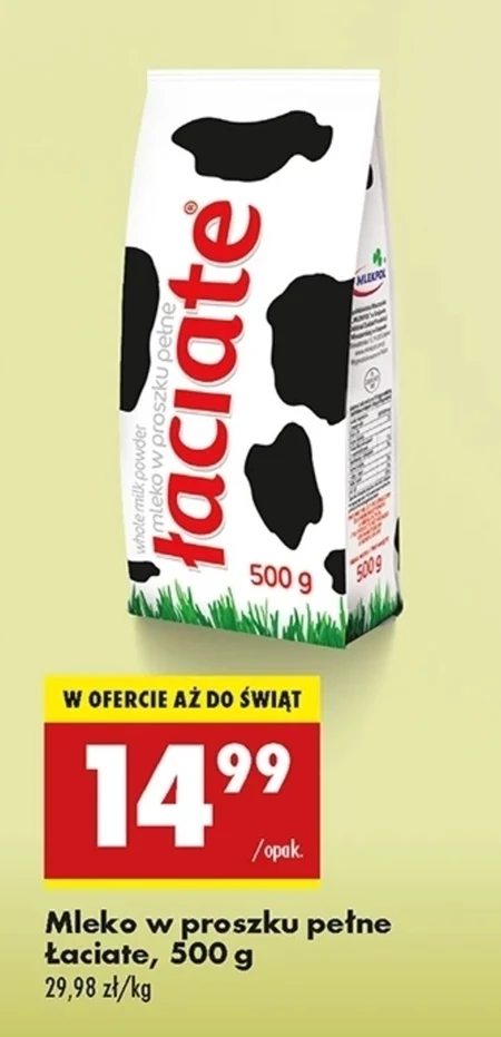 Łaciate Mleko w proszku pełne 500 g
