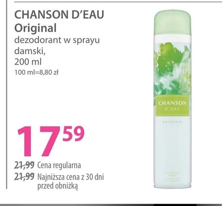 Chanson d'Eau Perfumowany dezodorant w aerozolu dla kobiet 200 ml