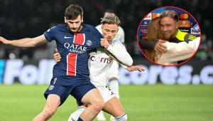 Matty Cash z siostrą, zrzut ekranu https://x.com/CBSSportsGolazo/status/1910090583177044309