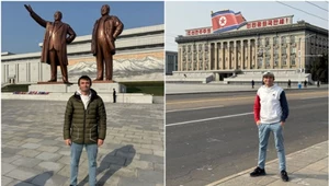 Wojciech Kopeć w Pjongjangu