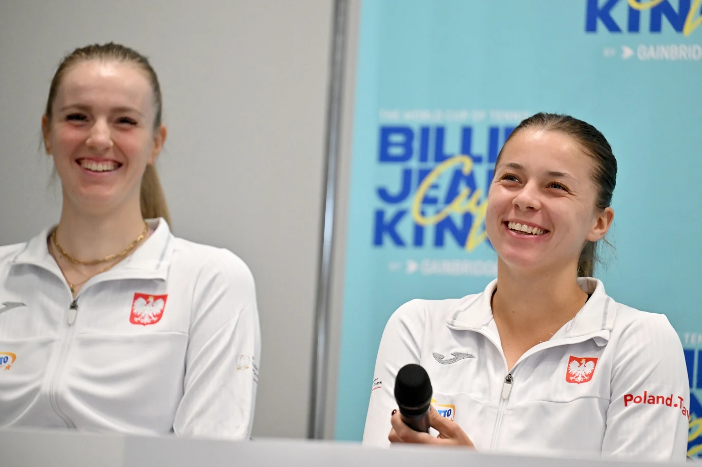 Martyna Kubka i Maja Chwalińska stworzyły duet podczas BJK Cup w Radomiu