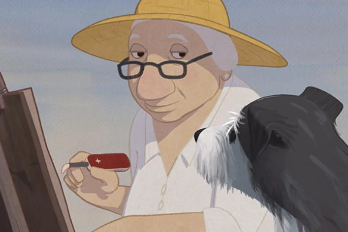 Kadr z filmu "Louise nad morzem"