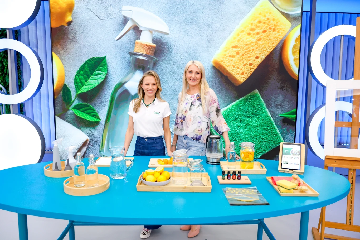 Dominika Tarczyńska i Urszula Hryniewiecka w „halo tu polsat”