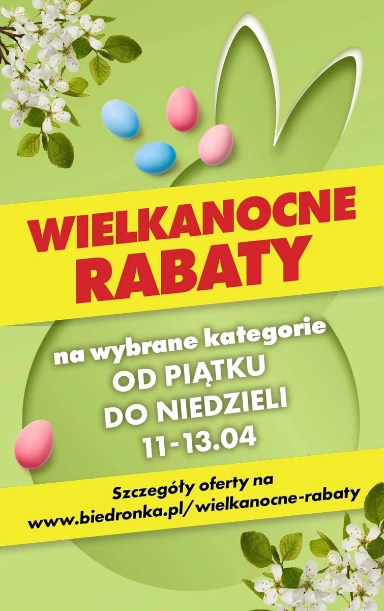 Wielkanocne rabaty w Biedronce 