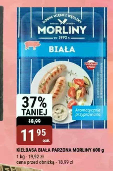 Morliny Kiełbasa biała 600 g