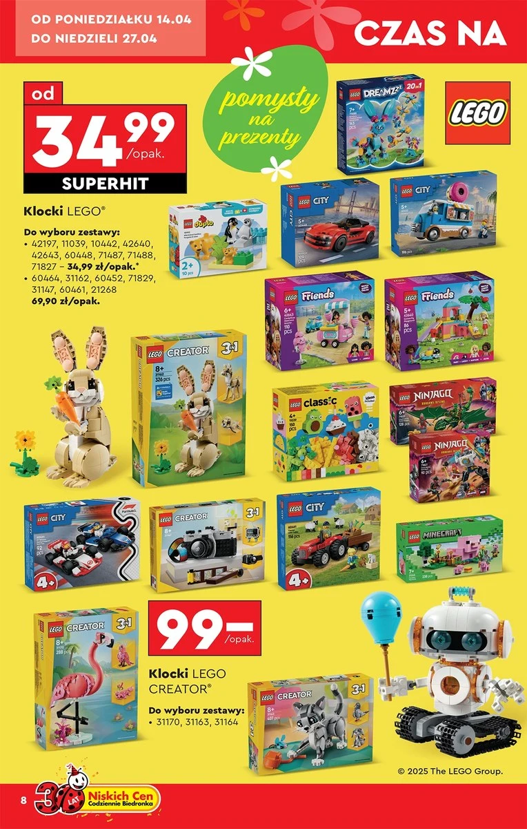LEGO w Biedronce od 34,99 zł LEGO w Biedronce od 34,99 zł