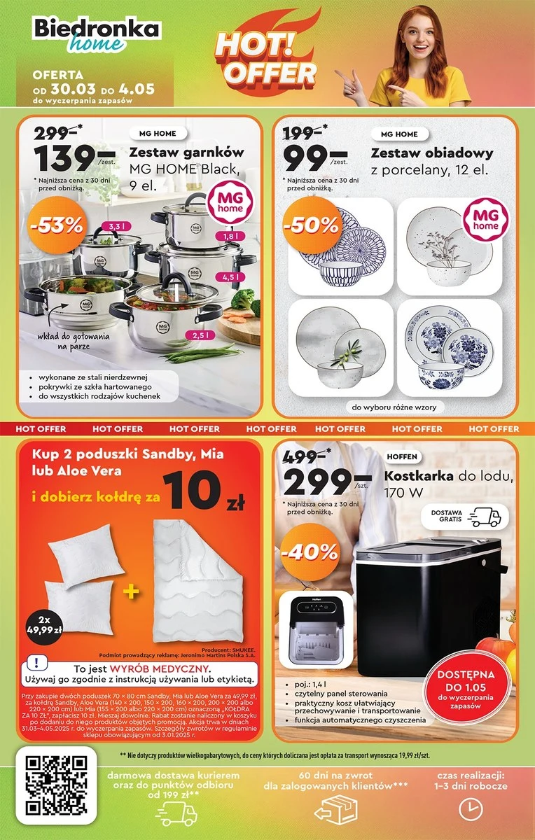 Biedronka przecenia kostkarkę do lodu o 200 zł. Klienci przecierają oczy Biedronka przecenia kostkarkę do lodu o 200 zł. Klienci przecierają oczy