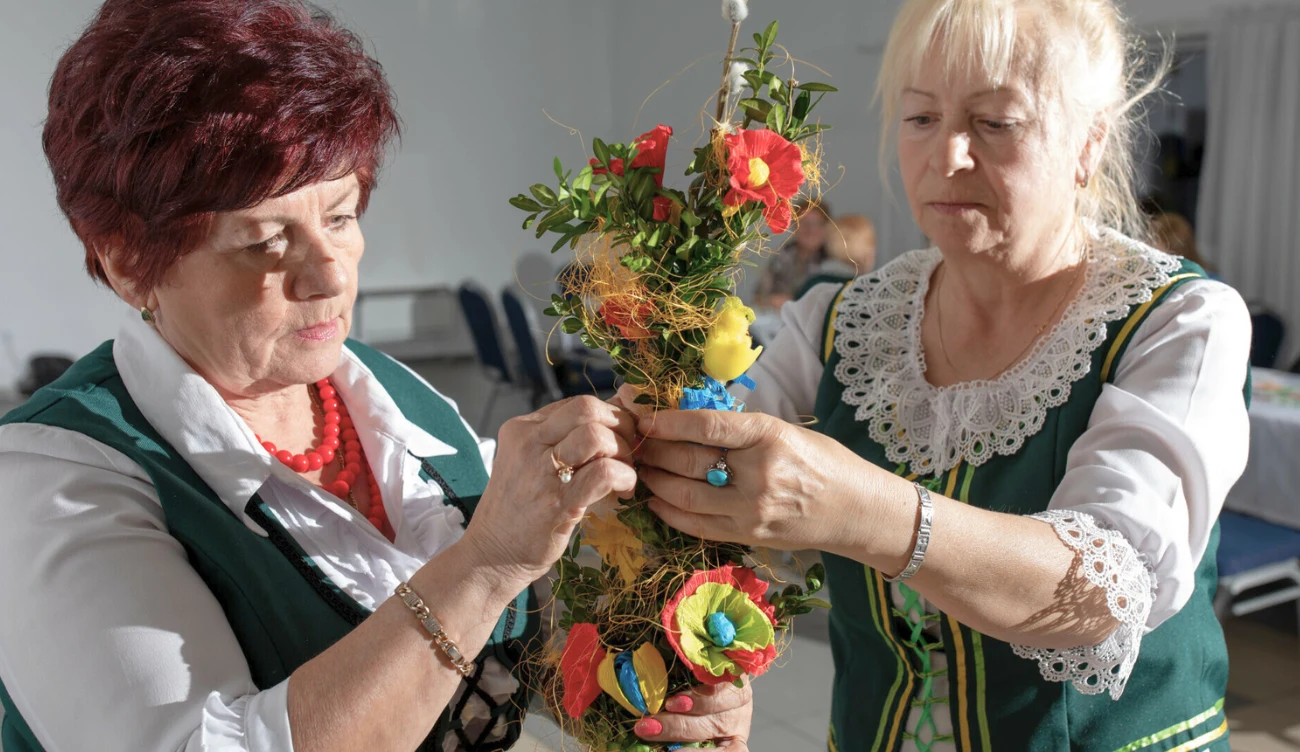 Tak dawniej wykorzystywano poświęcone palmy wielkanocne 