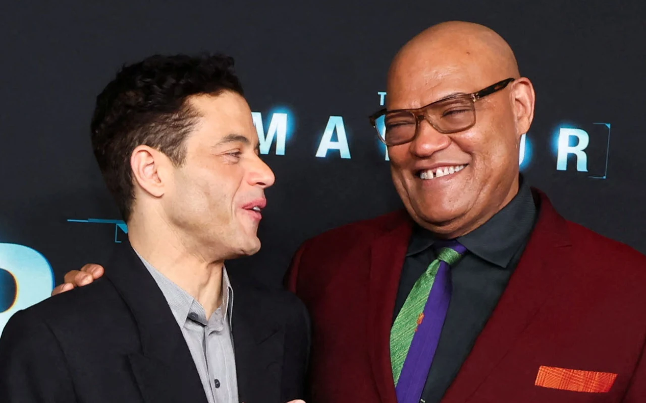 Rami Malek i Laurence Fishburne