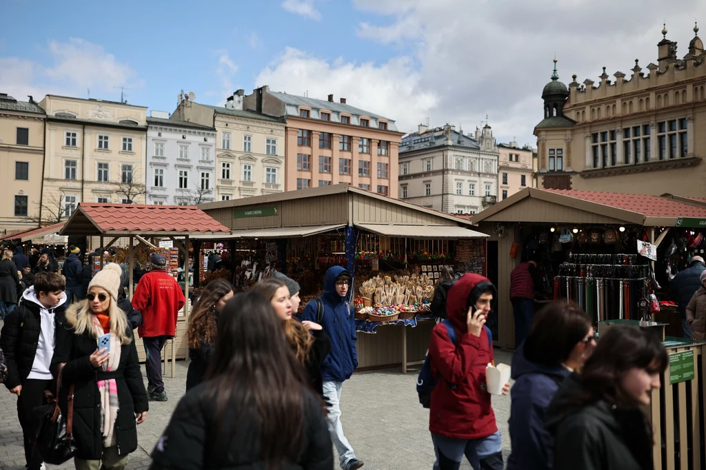 Jarmark wielkanocny w Krakowie potrwa do 21 kwietnia.