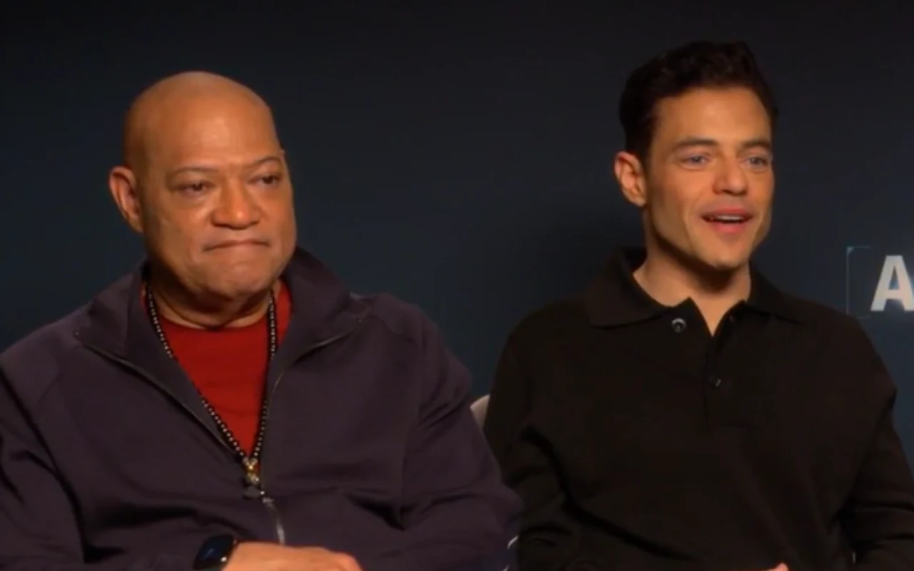 Laurence Fishburne i Rami Malek w wywiadzie z Maksem Behrem