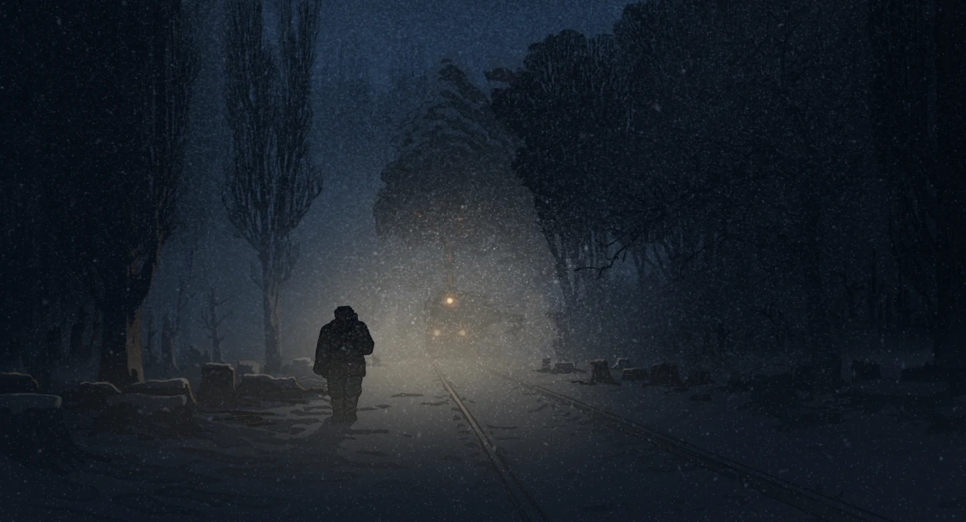 Kadr z filmu "Bezcenny pakunek" Kadr z filmu "Bezcenny pakunek"