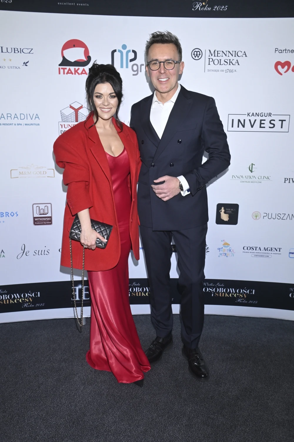 Kasia Cichopek i Maciej Kurzajewski na gali Osobowości i Sukcesy Roku 2025