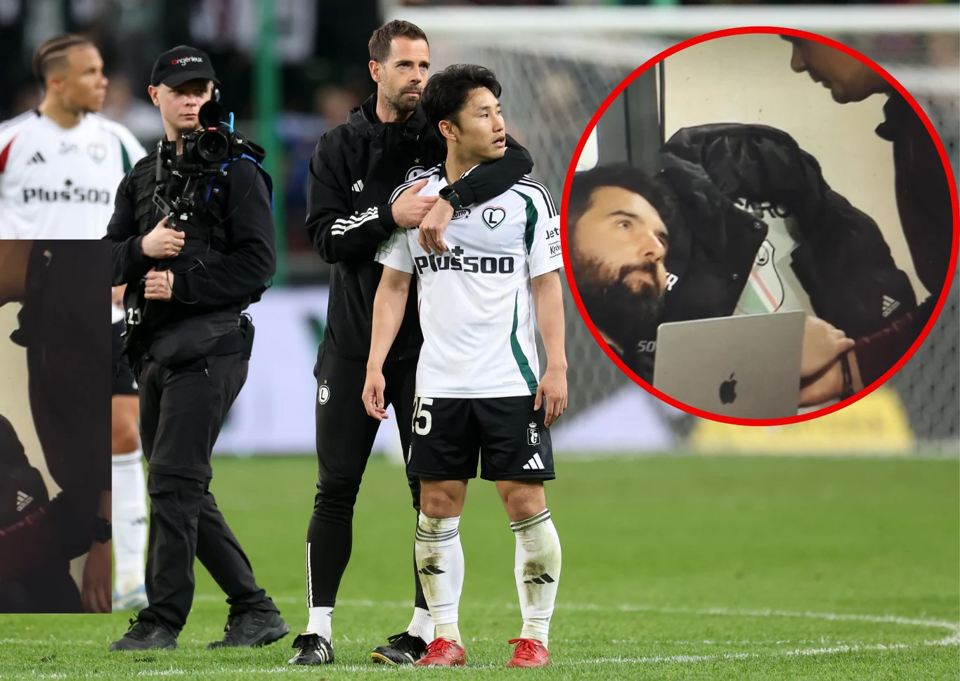 Po meczu Legia - Jagiellonia doszło do niecodziennej sceny z udziałem Goncalo Feio i Adriana Siemieńca Po meczu Legia - Jagiellonia doszło do niecodziennej sceny z udziałem Goncalo Feio i Adriana Siemieńca