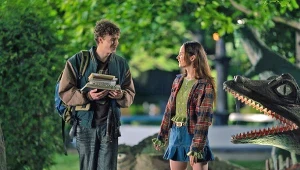 Filip Zaręba i Martyna Byczkowska w filmie "LARP. Miłość, trolle i inne questy"