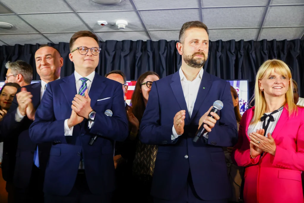 Liderzy Trzeciej Drogi Szymon Hołownia oraz Władysław Kosiniak-Kamysz