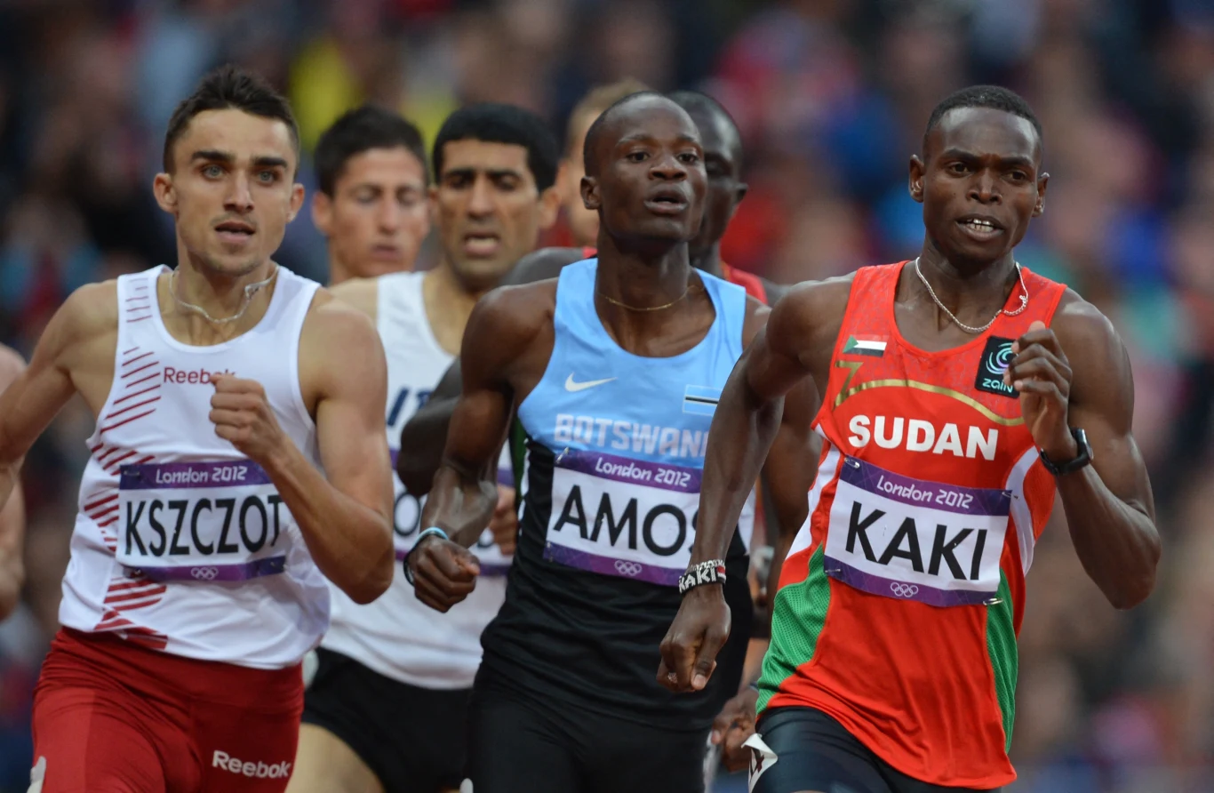 Abubaker Kaki i Adam Kszczot w czasie półfinału olimpijskiego w Londynie (2012) Abubaker Kaki i Adam Kszczot w czasie półfinału olimpijskiego w Londynie (2012)