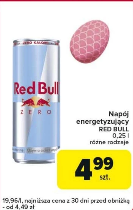 Red Bull Zero Napój energetyczny 250 ml
