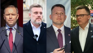 Debata kandydatów w TV Republika. Zdj. Reporter/Marysia Zawada, Jakub Walasek/East News/Polska Press, Anita Walczewska