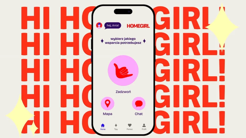 Aplikacja HomeGirl w czasie rzeczywistym pozwala łączyć się z innymi kobietami Aplikacja HomeGirl