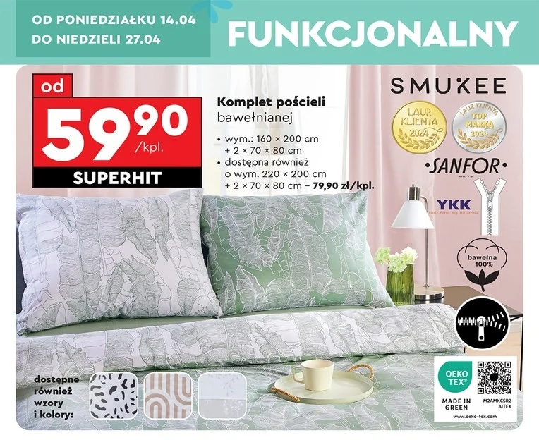 Posciel bawełniana w Biedronce 