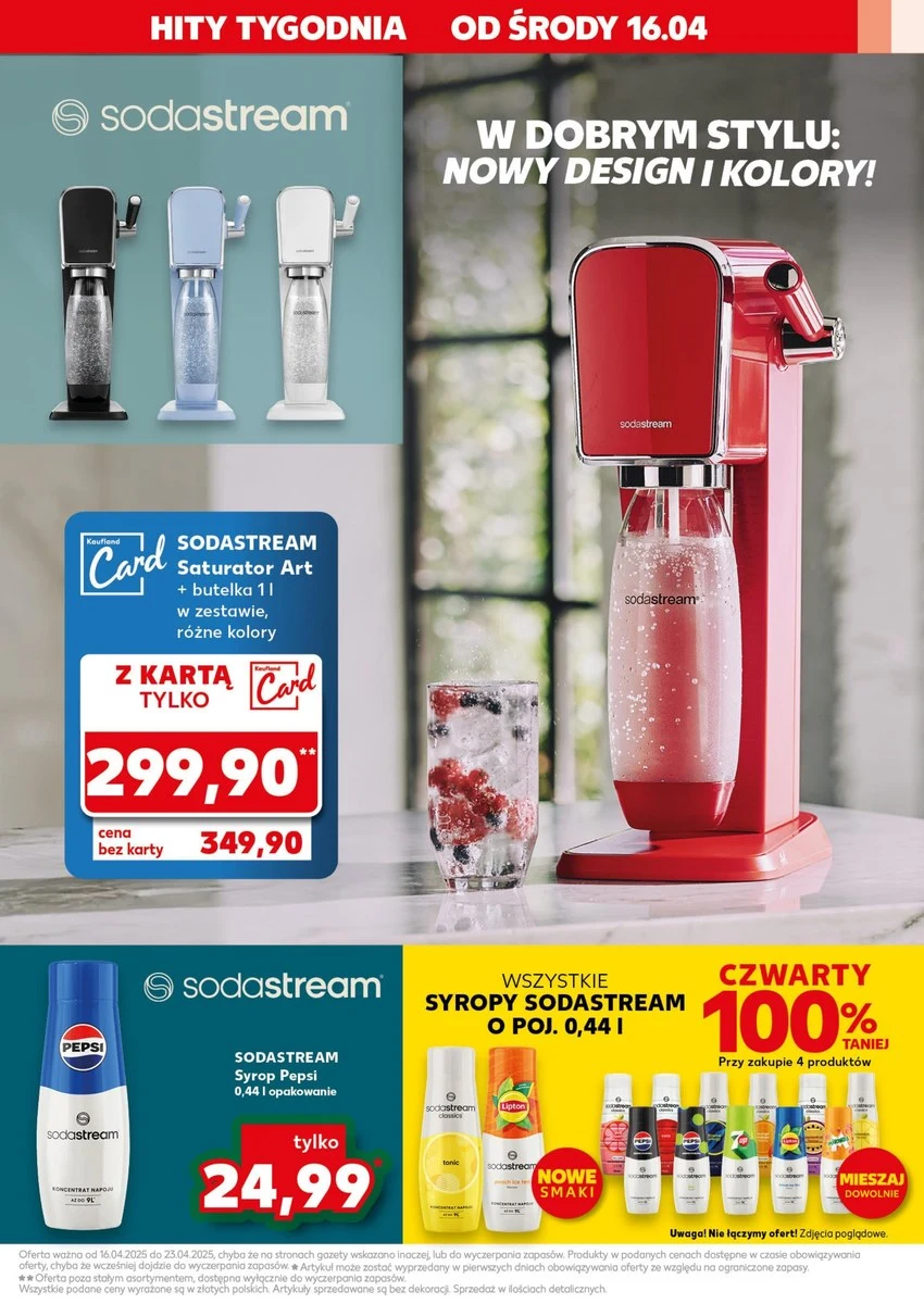 Saturator SodaStream Art w Kauflandzie